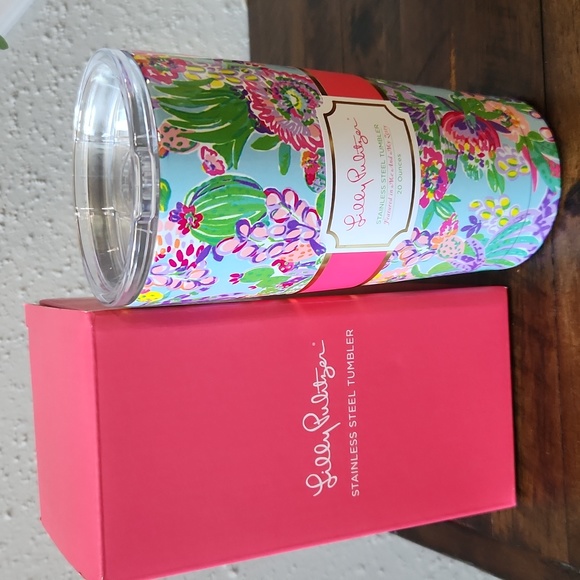 Lilly Pulitzer Other - Beautiful Lilly Pulitzer Stainless steel tumbler in Me and my Zesty!
